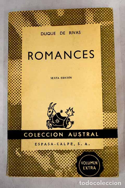 Libros: Romances: Duque de Rivas.- Duque de Rivas - Foto 1