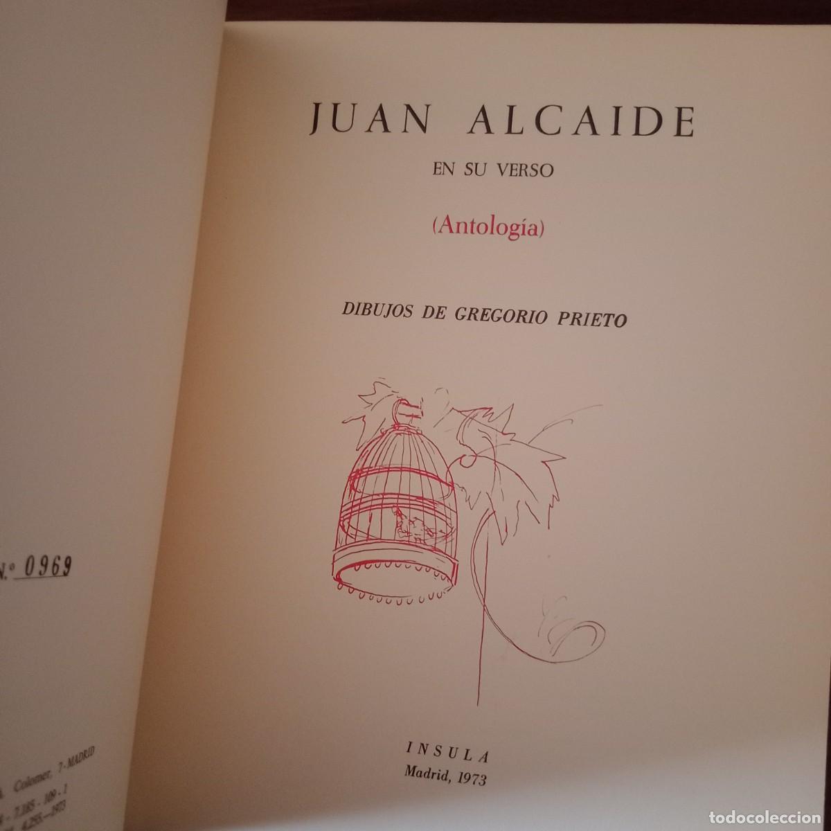 Libros: Juan Alcaide en su verso. Antolog&iacute;a - Alcaide, Juan - Foto 2