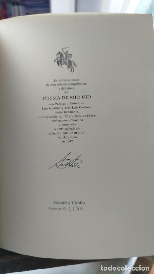 Libros: Edici&oacute;n facsimilar del manuscrito del Poema de M&iacute;o Cid - An&oacute;nimo - Foto 7