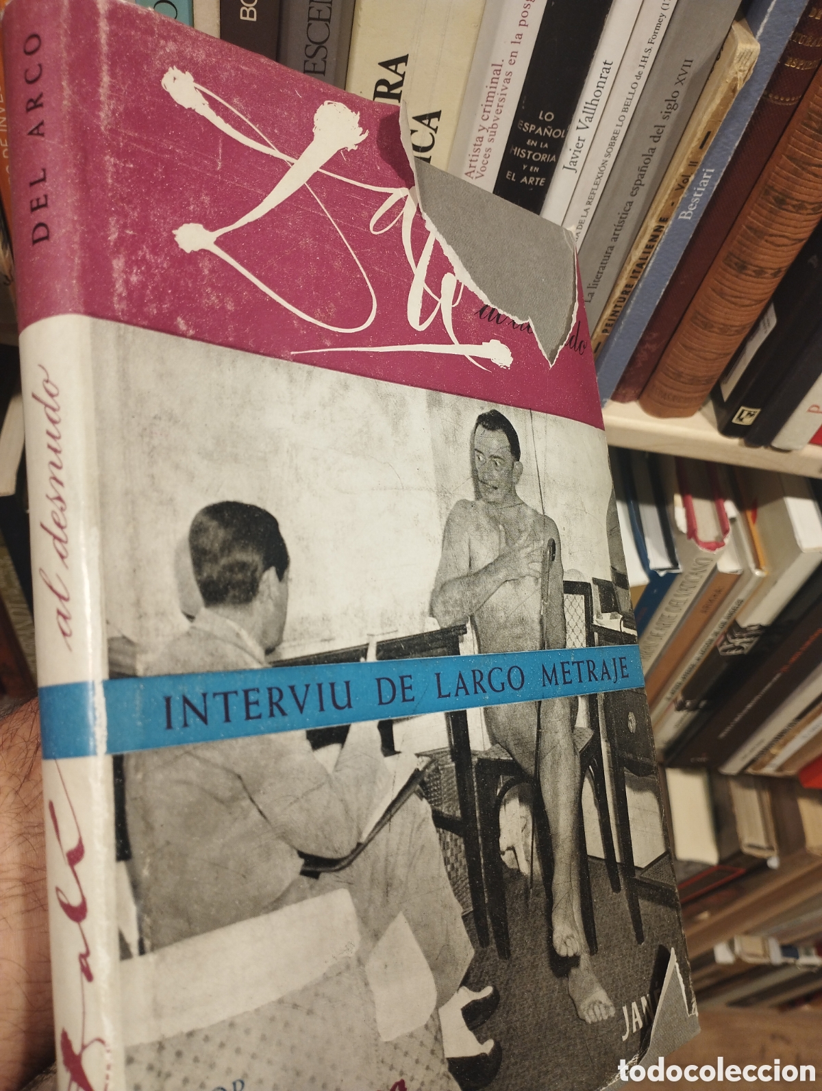Libros: DALI AL DESNUDO INTERVIU DE LARGO METRAJE - DEL ARCO - Foto 1