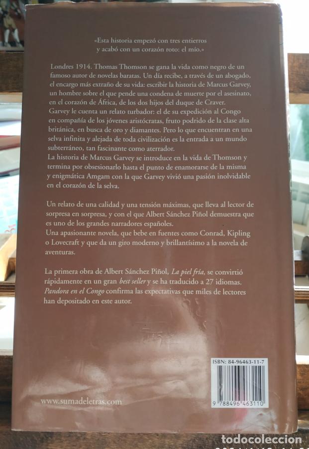 Libros: Pandora en el Congo - S&aacute;nchez Pi&ntilde;ol, Albert - Foto 2