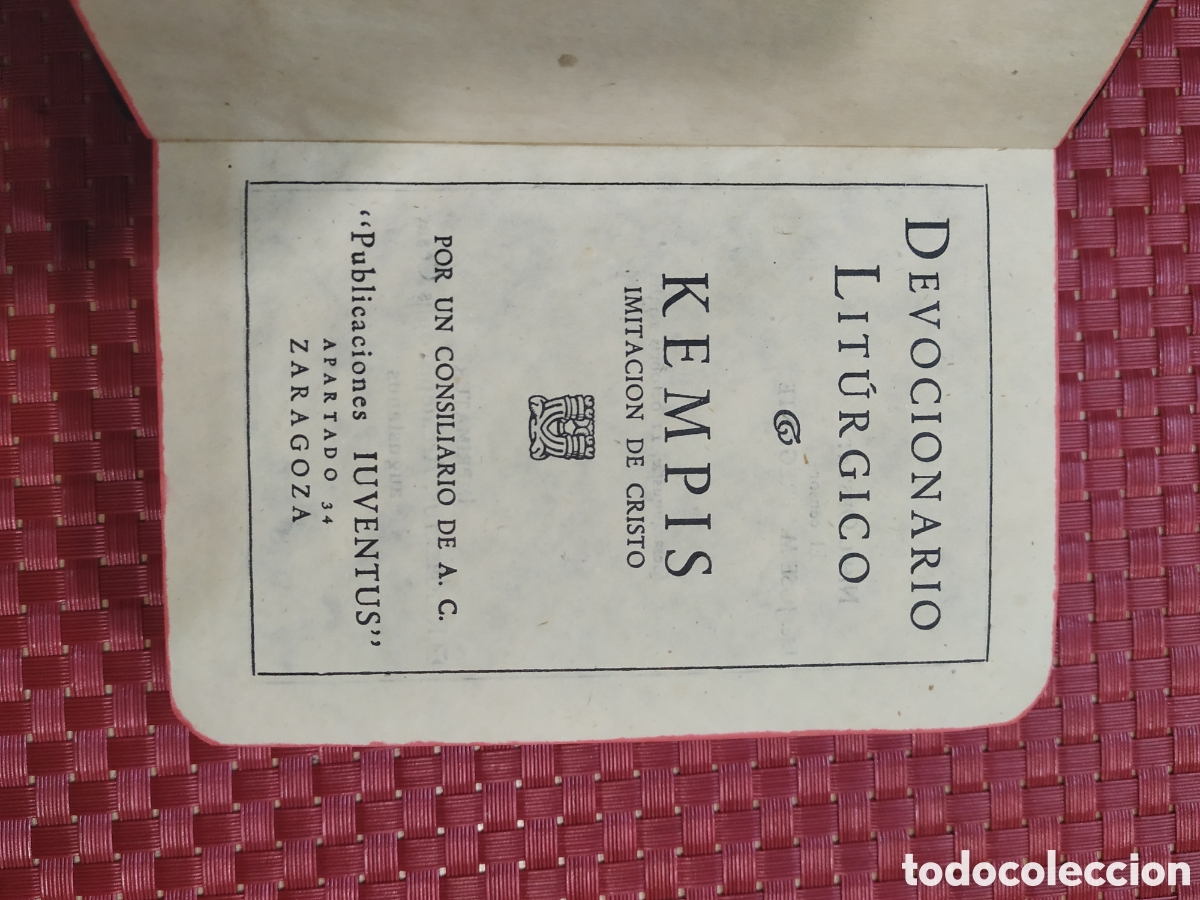 Libros: Devocionario Lit&uacute;rgico. KEMPIS - Foto 2