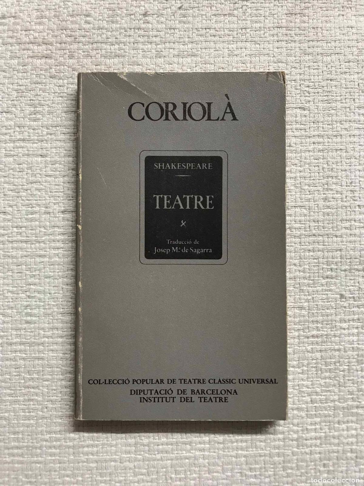 Libros: Coriol&agrave; - William Shakespeare - Foto 1