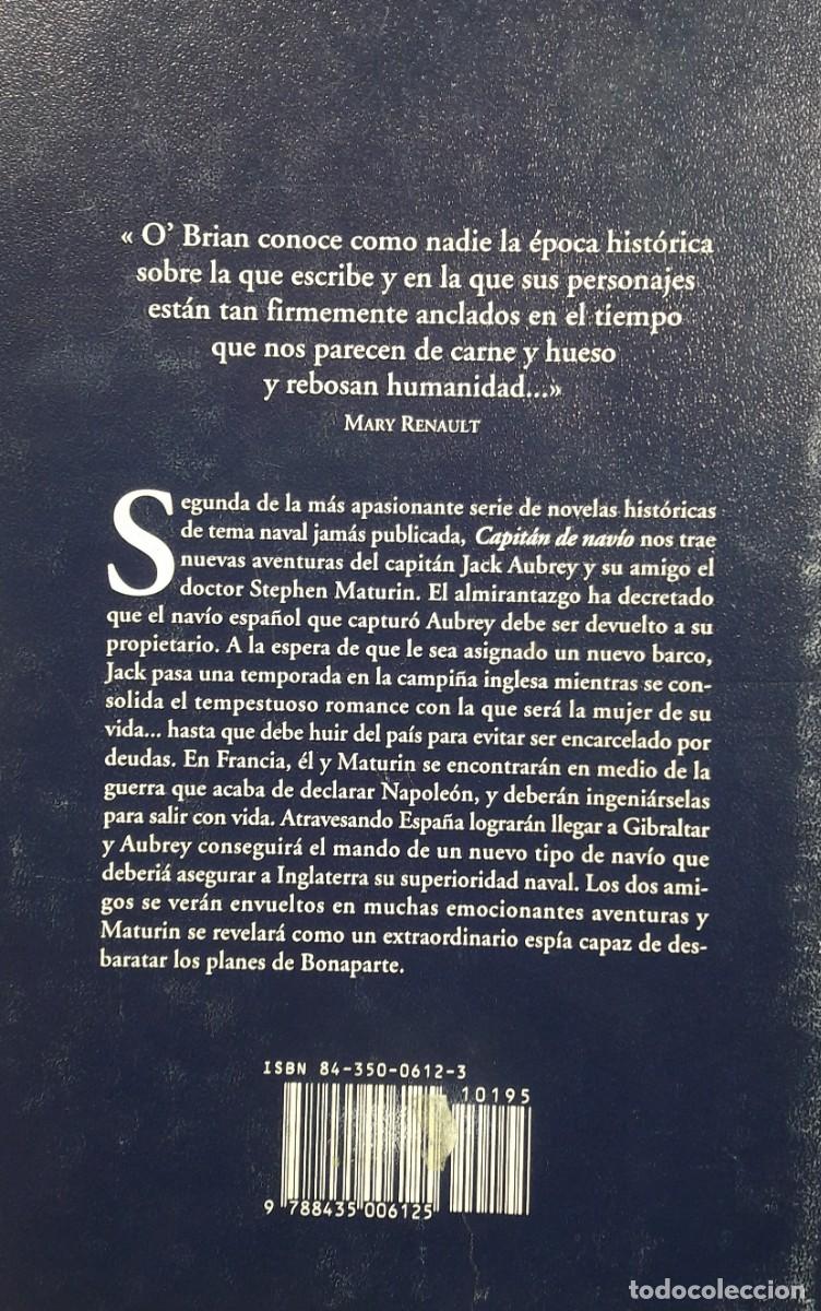 Libros: Capit&aacute;n de nav&iacute;o &rdquo;Aventuras de la Armada inglesa&rdquo;, Patrick OBrian, Edhasa - Foto 2
