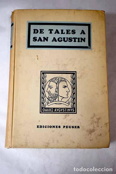 Libros: De Tales a San Agust&iacute;n.- Smith, T. V. - Foto 1