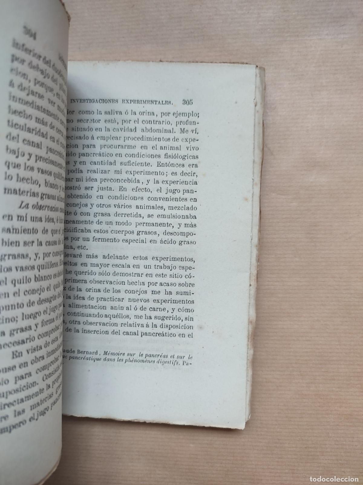 Libros: INTRODUCCI&Oacute;N AL ESTUDIO DE LA MEDICINA EXPERIMENTAL - CLAUDIO BERNARD - Foto 2
