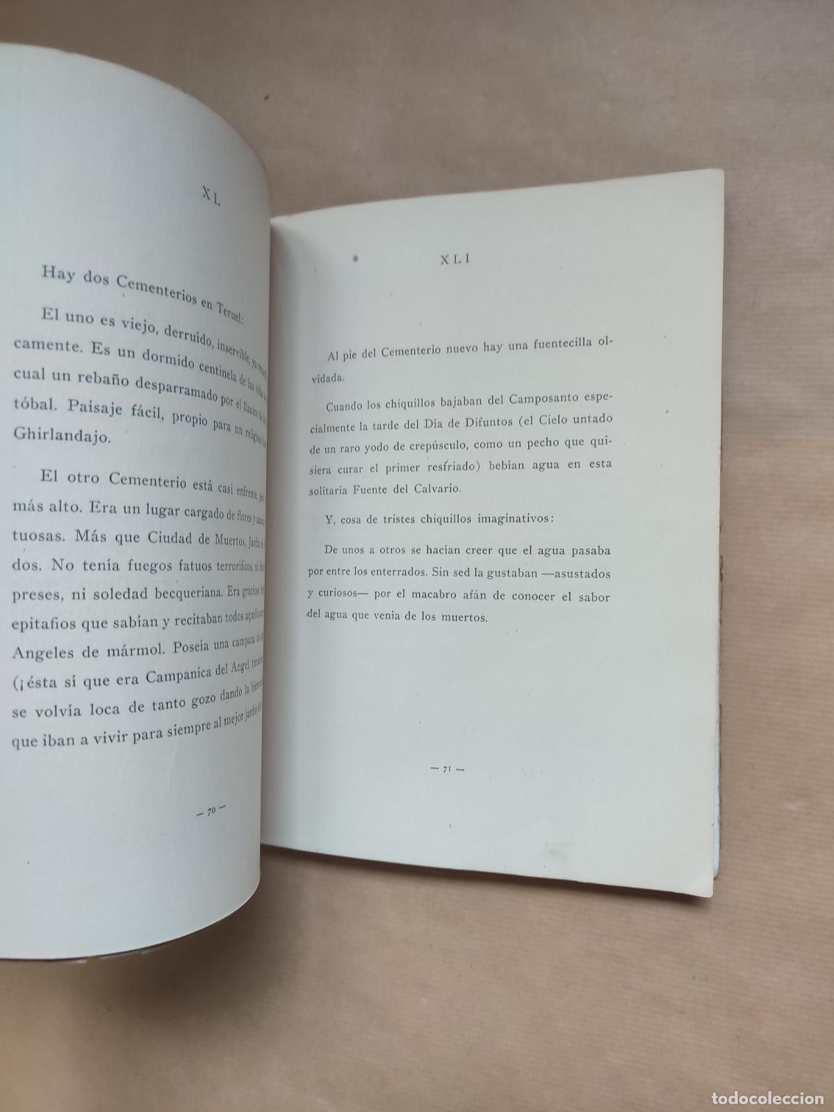 Libros: ELEG&Iacute;A A T&Uacute;RBULA. Devocionario de Teruel. - &rdquo;Cano, Antonio.&rdquo; - Foto 4
