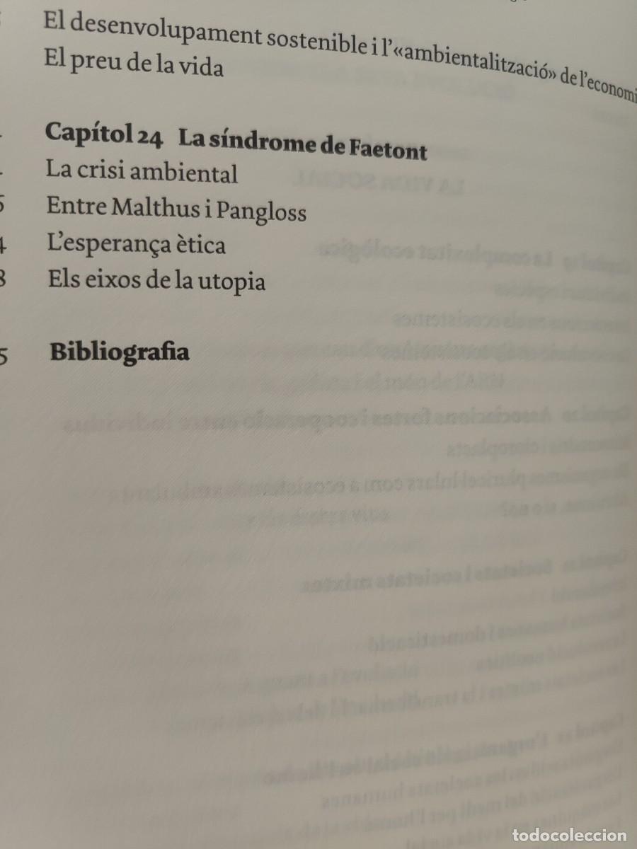 Libros: BIOGRAFIA DEL M&Oacute;N DE LORIGEN DE LA VIDA AL COL&middot;LAPSE ECOLOGIC - Jaume Terradas ~ - Foto 14