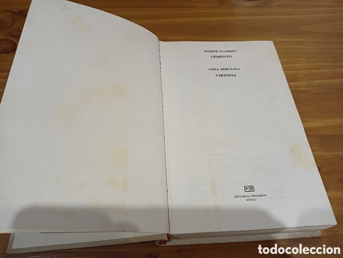 Libros: Cemento. Lidia Seifulina virineia - Foto 4