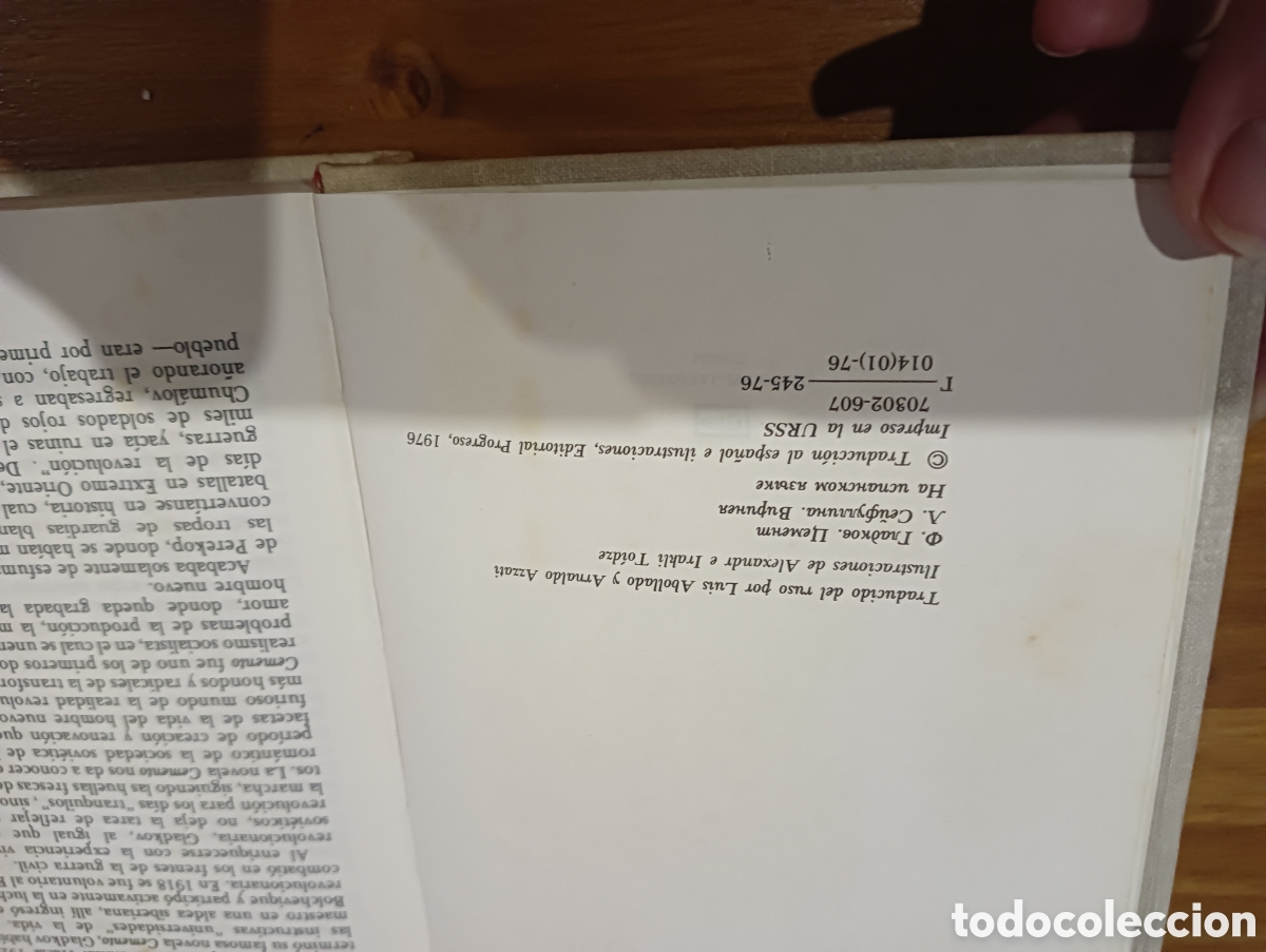 Libros: Cemento. Lidia Seifulina virineia - Foto 5