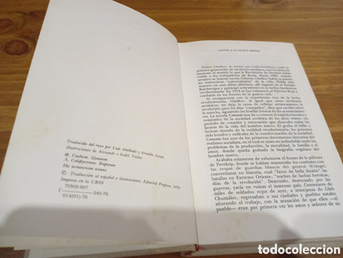 Libros: Cemento. Lidia Seifulina virineia - Foto 6