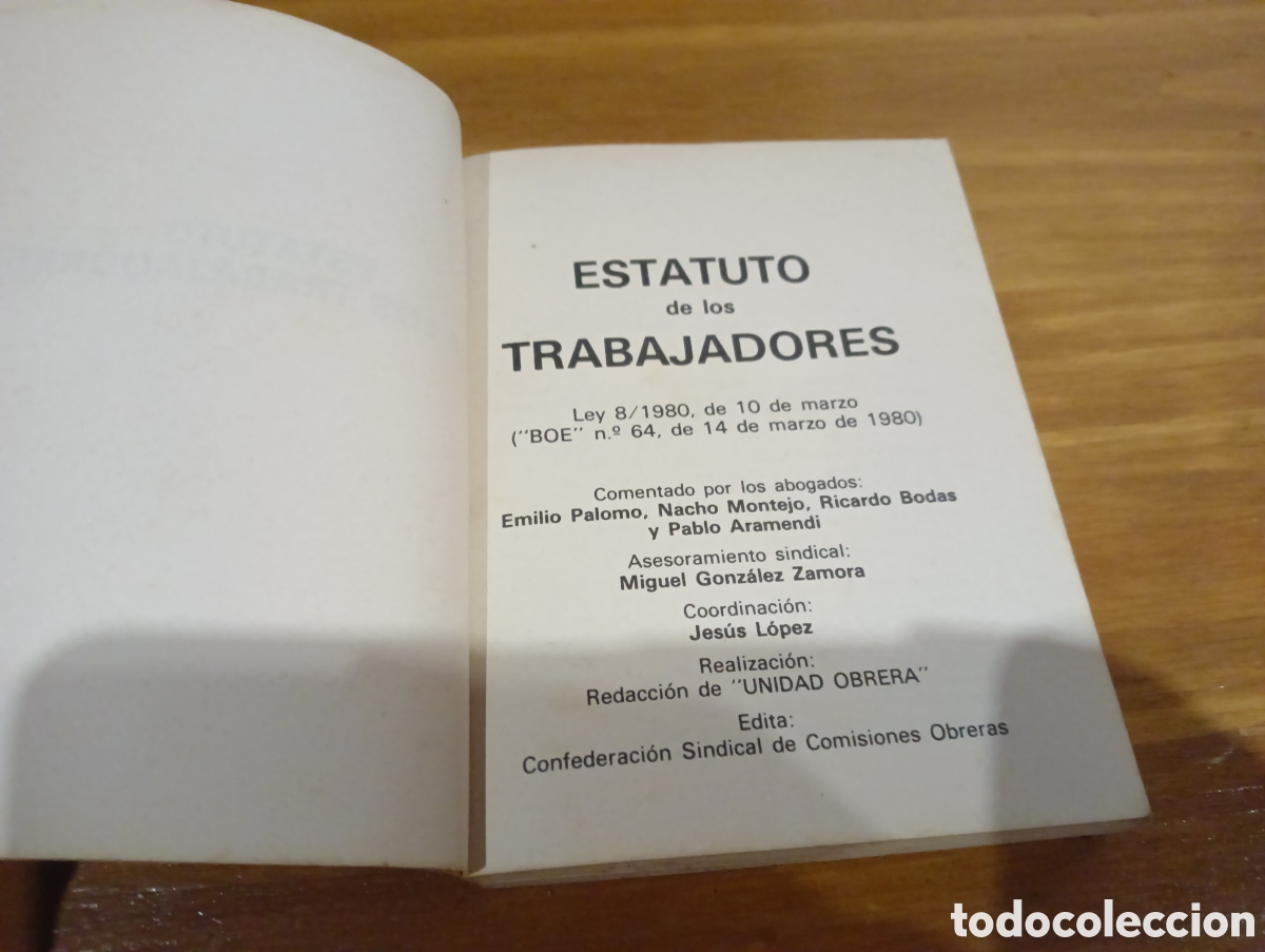 Libros: Estatuto de los trabajadores - Foto 3