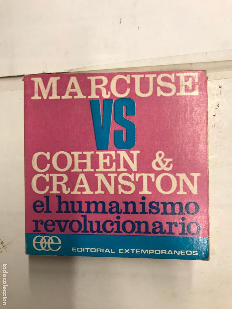 Livres: EL HUMNISMO REVOLUCIONARIO - MARCUSE VS. COHEN & CRANSTON.