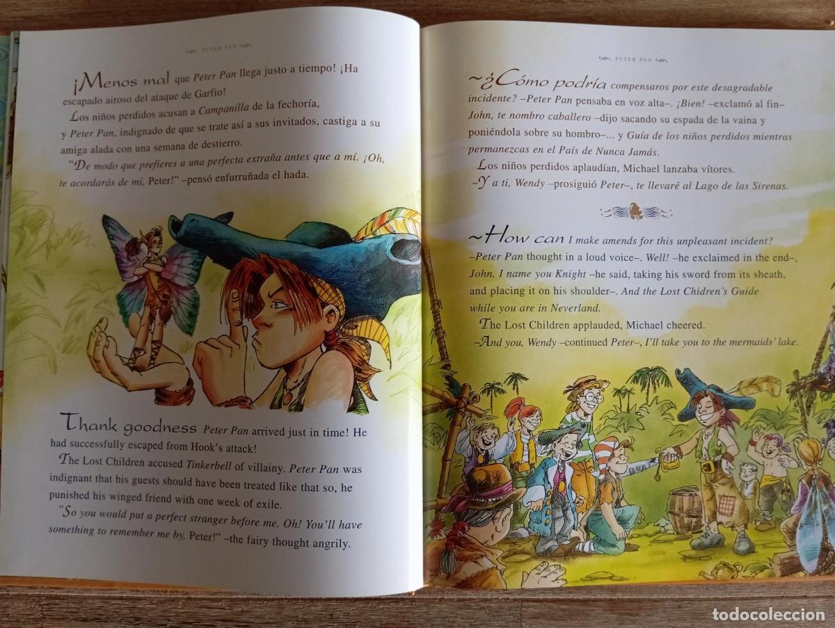 Libros: CUENTACUENTOS BILINGUE ESPA&Ntilde;OL-INGLES - PETER PAN - Foto 2