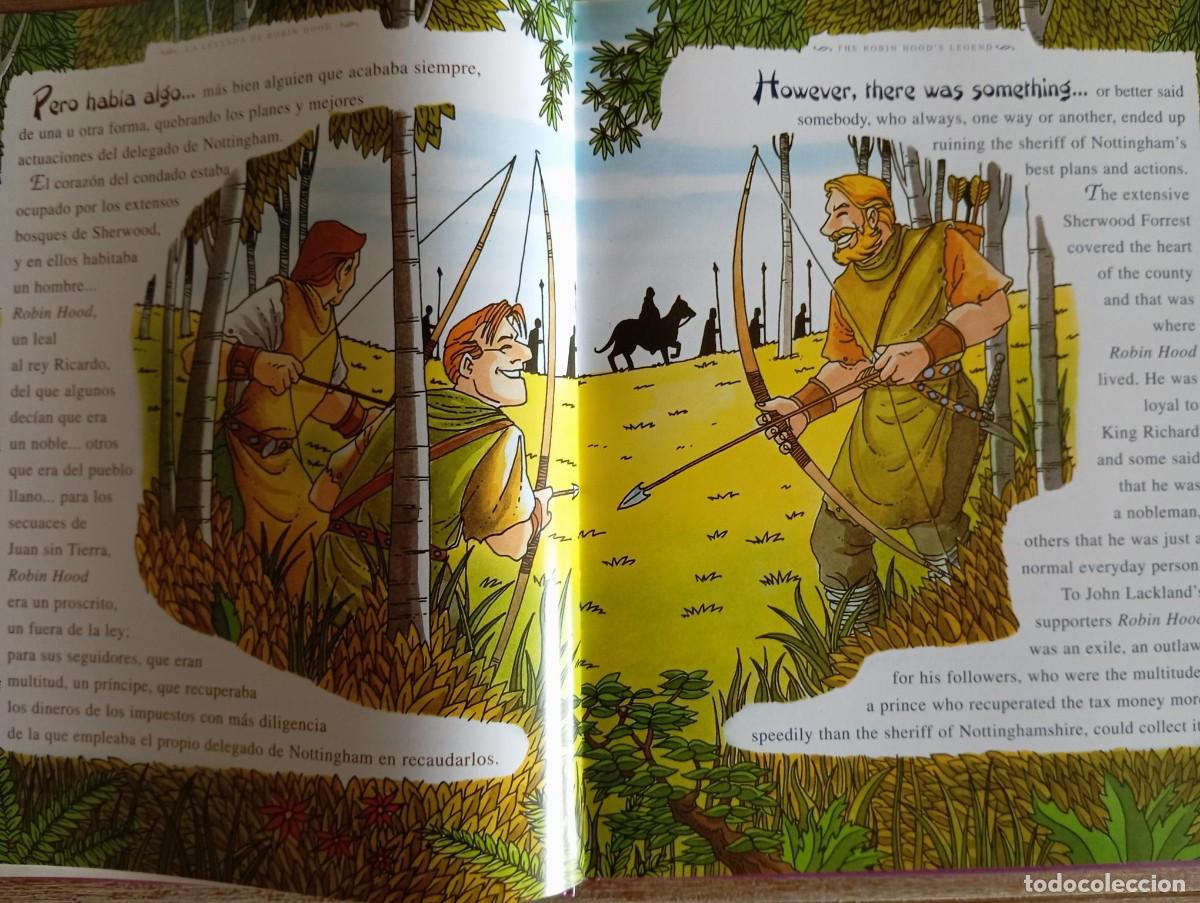 Libros: CUENTACUENTOS BILINGUE ESPA&Ntilde;OL-INGLES - ROBIN HOOD - Foto 2
