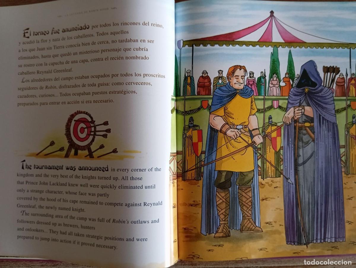 Libros: CUENTACUENTOS BILINGUE ESPA&Ntilde;OL-INGLES - ROBIN HOOD - Foto 3