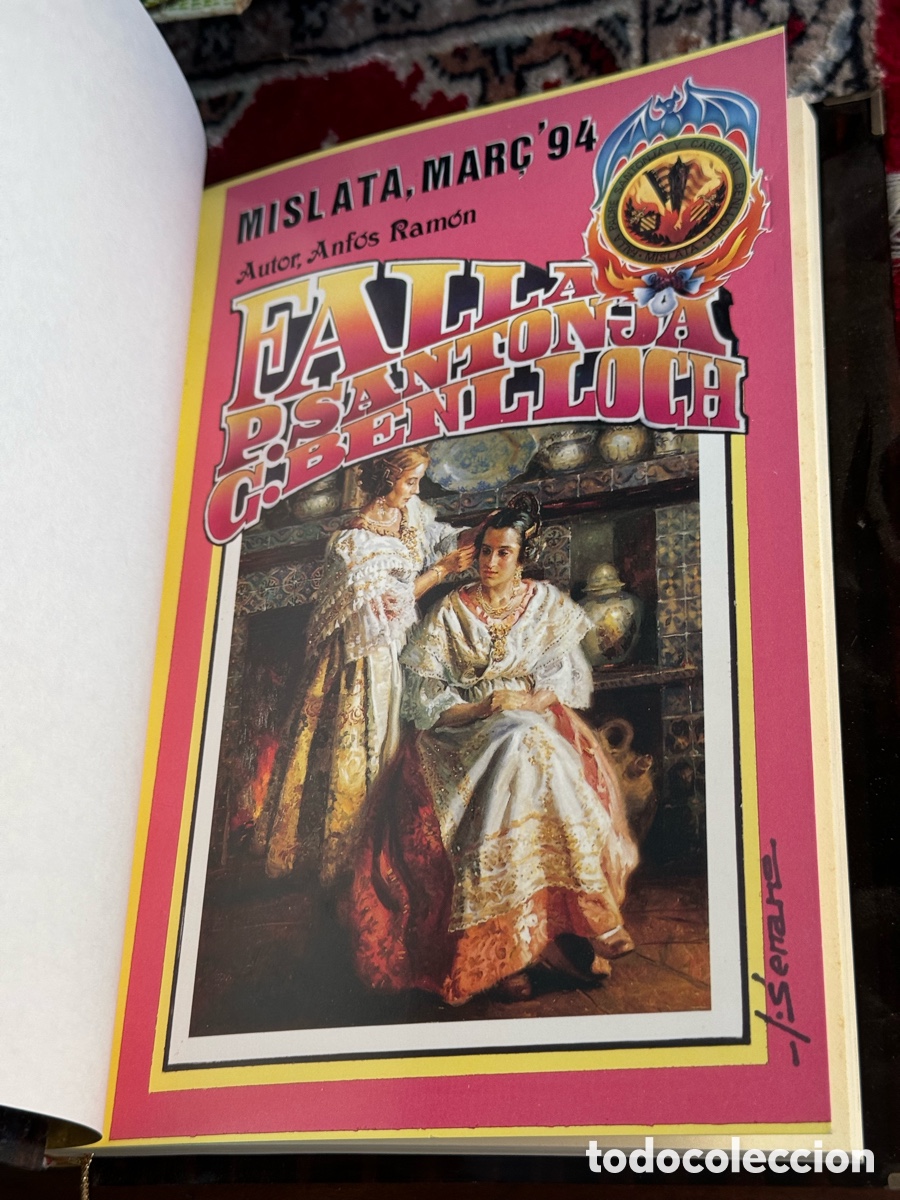 Libros: Llibret Falla Cardenal Benlloch Valencia 1994 - Foto 3