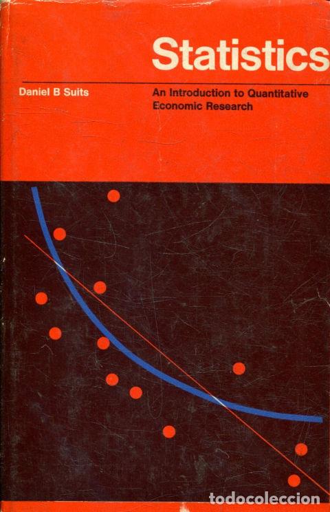 Libros: STATISTICS. - B SUITS. Daniel. - Foto 1