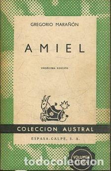 Libros: AMIEL. - MARA&Ntilde;ON Gregorio. - Foto 1