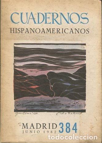 Libros: CUADERNOS HISPANOAMERICANOS. MADRID 384 JUNIO 1982. - VV.AA. - Foto 1