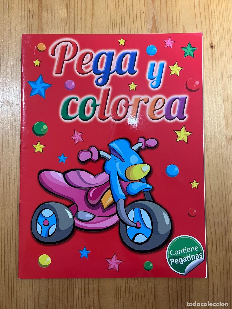 Libros: PEGA Y COLOREA. CUADERNO NFANTIL CON PEGATINAS - Foto 1