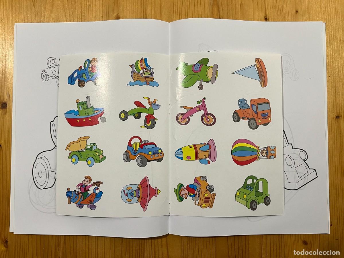 Libros: PEGA Y COLOREA. CUADERNO NFANTIL CON PEGATINAS - Foto 3