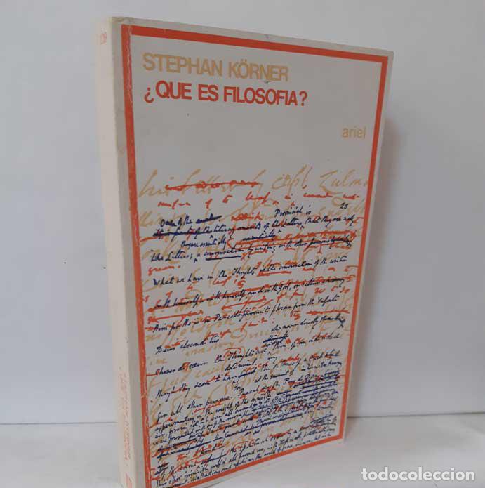 Libros: &iquest;QU&Eacute; ES FILOSOF&Iacute;A? - K&Ouml;RNER, STEPHAN - Foto 1