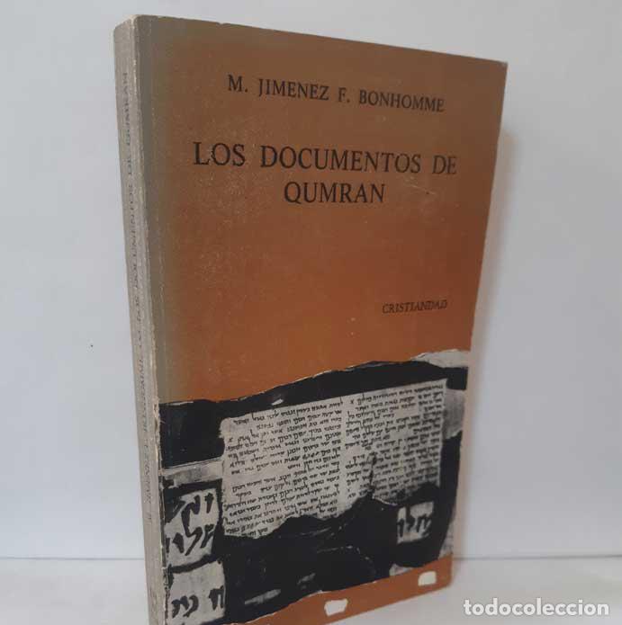 books: LOS DOCUMENTOS DE QUMR&Aacute;N - M. JIM&Eacute;NEZ F. BONHOME