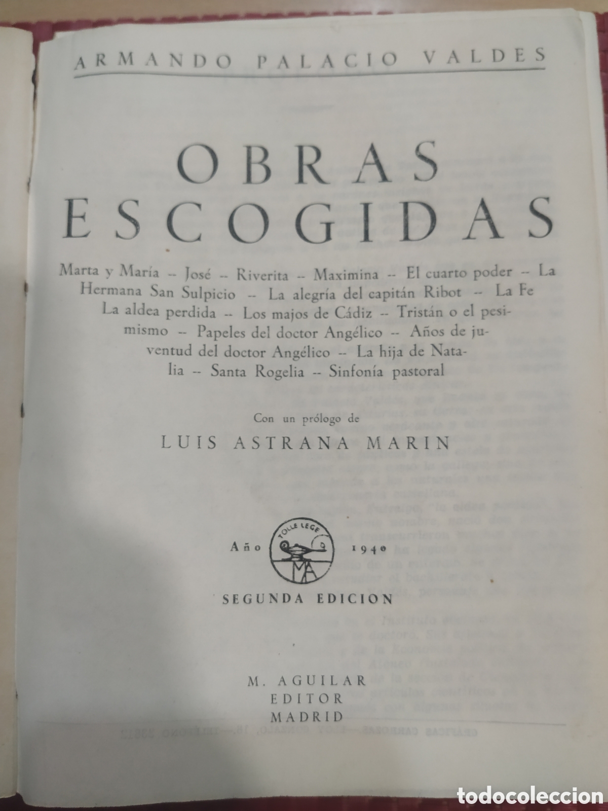 Libros: OBRAS ESCOGIDAS DE ARMANDO PALACIO VALDES - Foto 5