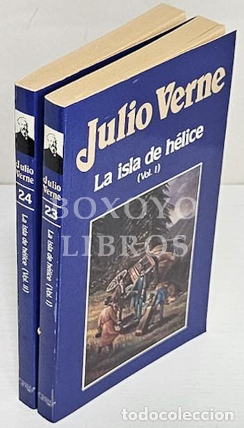 Libros: VERNE, Julio. La isla de h&eacute;lice (Vol. I y II) - Foto 1