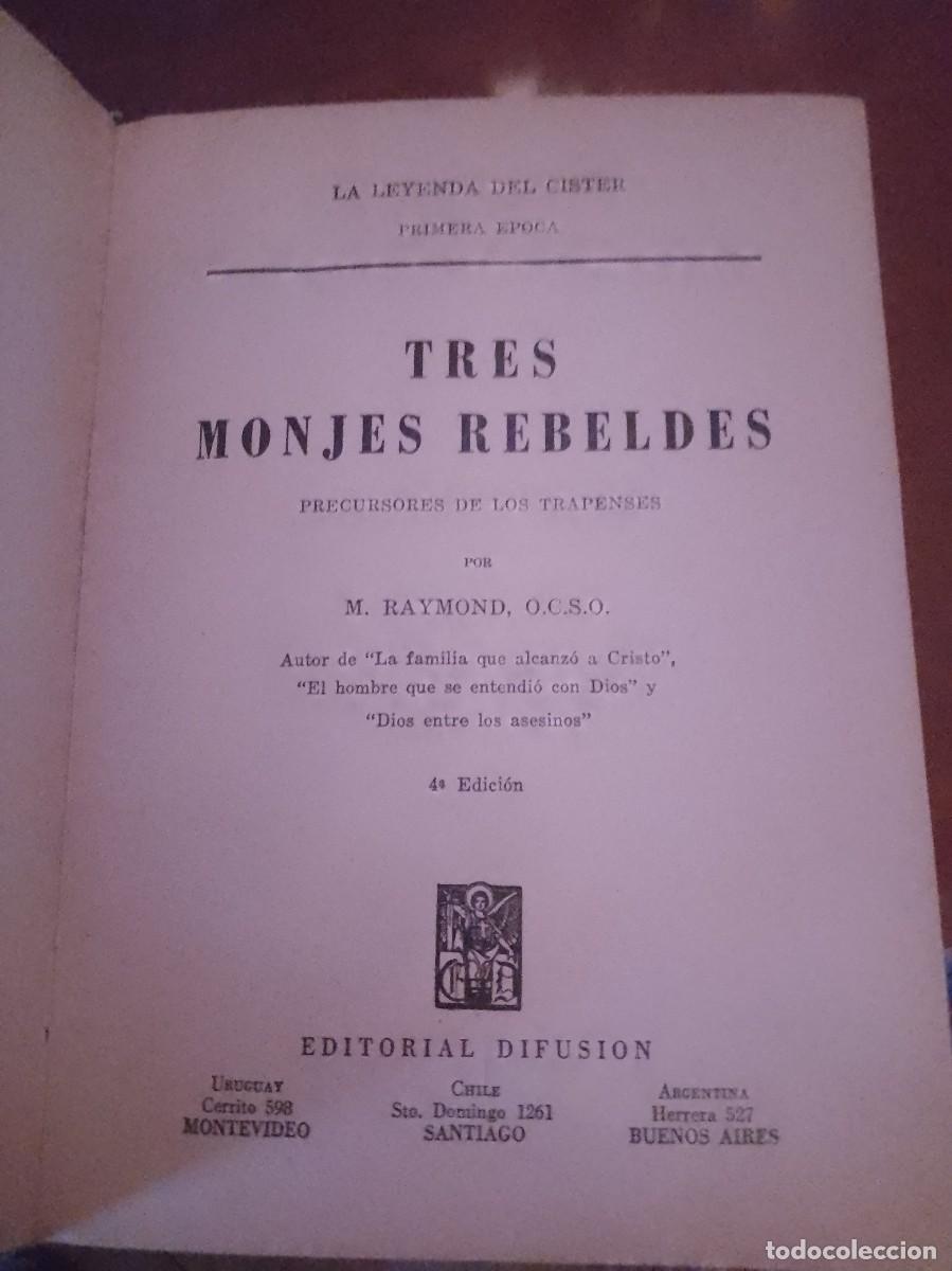Libros: Tres monjes rebeldes dificil de encontrar - Foto 6
