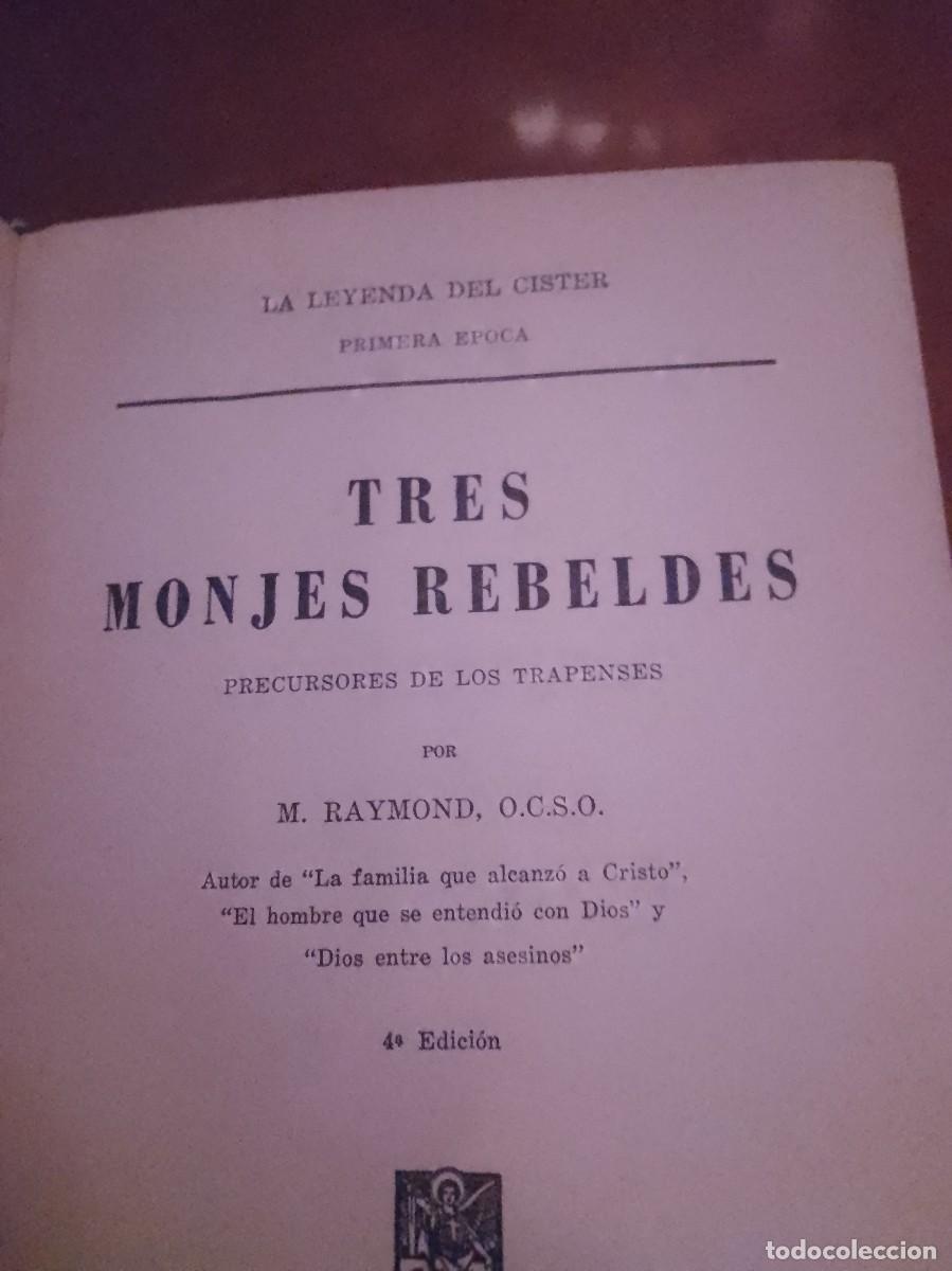 Libros: Tres monjes rebeldes dificil de encontrar - Foto 8