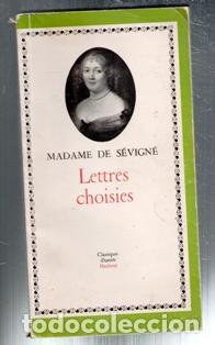 Libros: Lettres choisies, Madame de Sevigne - Foto 1