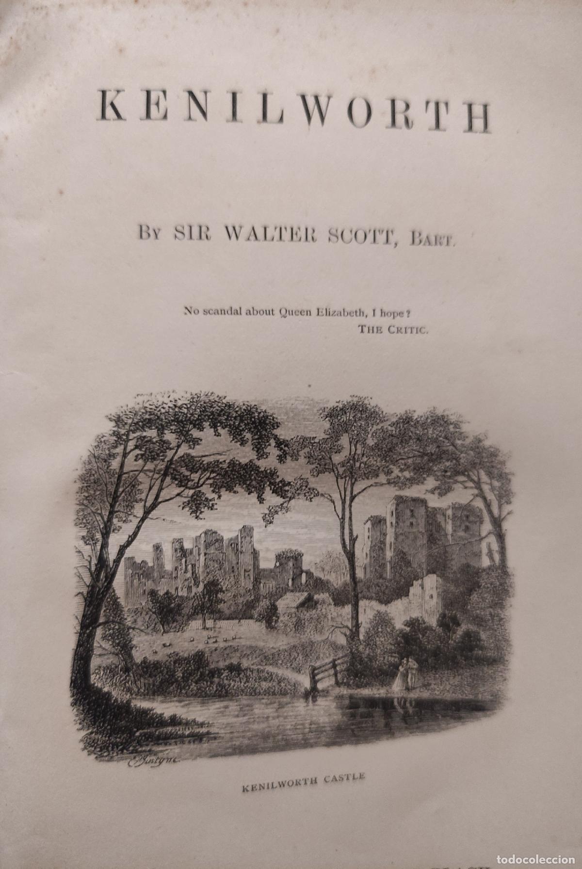 Libros: KENILWORTH - SIR WALTER SCOTT - Foto 2