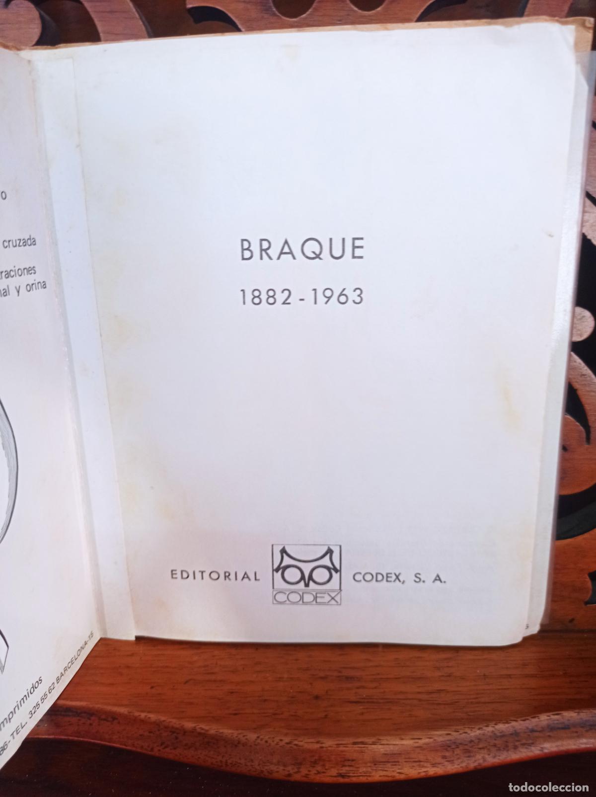 Libros: BRAQUE 1882 - 1963. 12 TRANSPARENCIAS EN COLOR. CODEX 1969 - Foto 2