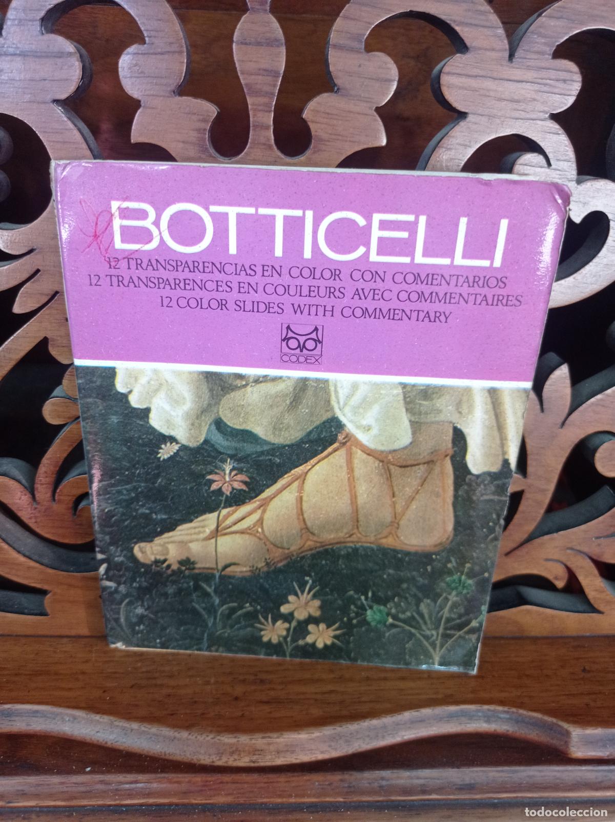 Libros: BOTTICELLI 1445 - 1510. 12 TRANSPARENCIAS EN COLOR. CODEX 1969 - Foto 1