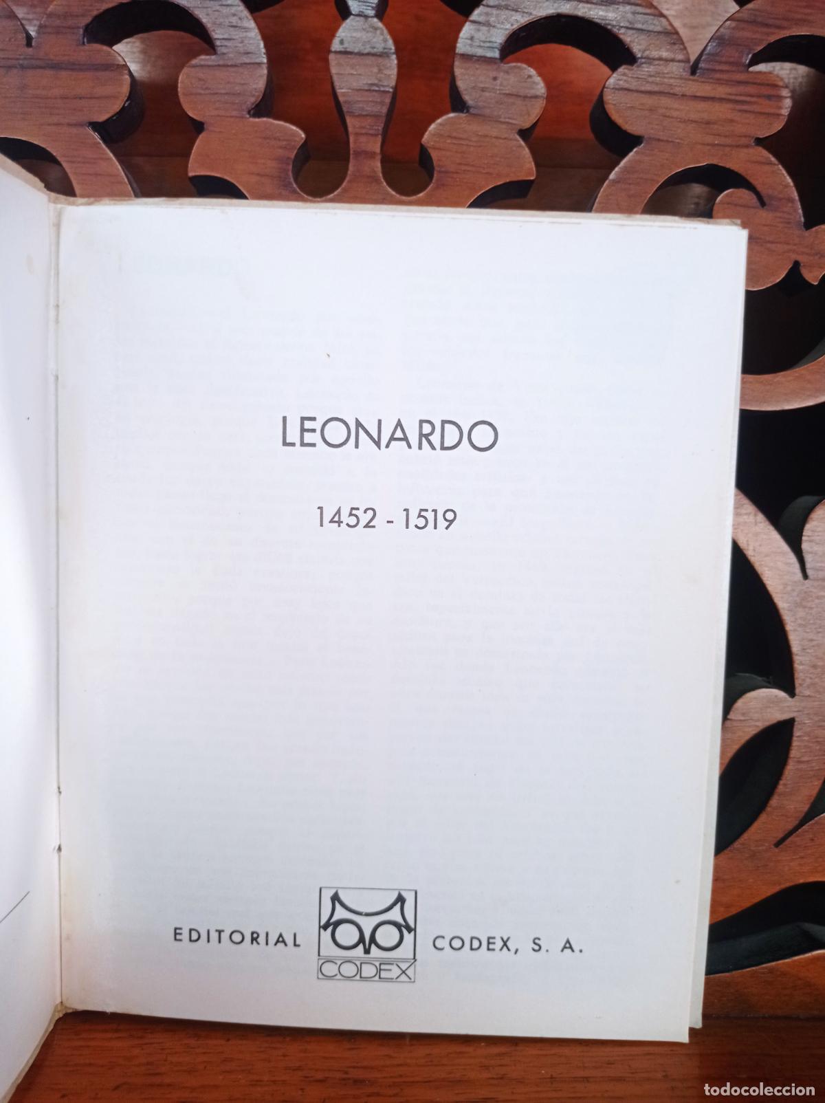 Libros: LEONARDO 1452-1519. 12 TRANSPARENCIAS EN COLOR. CODEX 1969 - Foto 2
