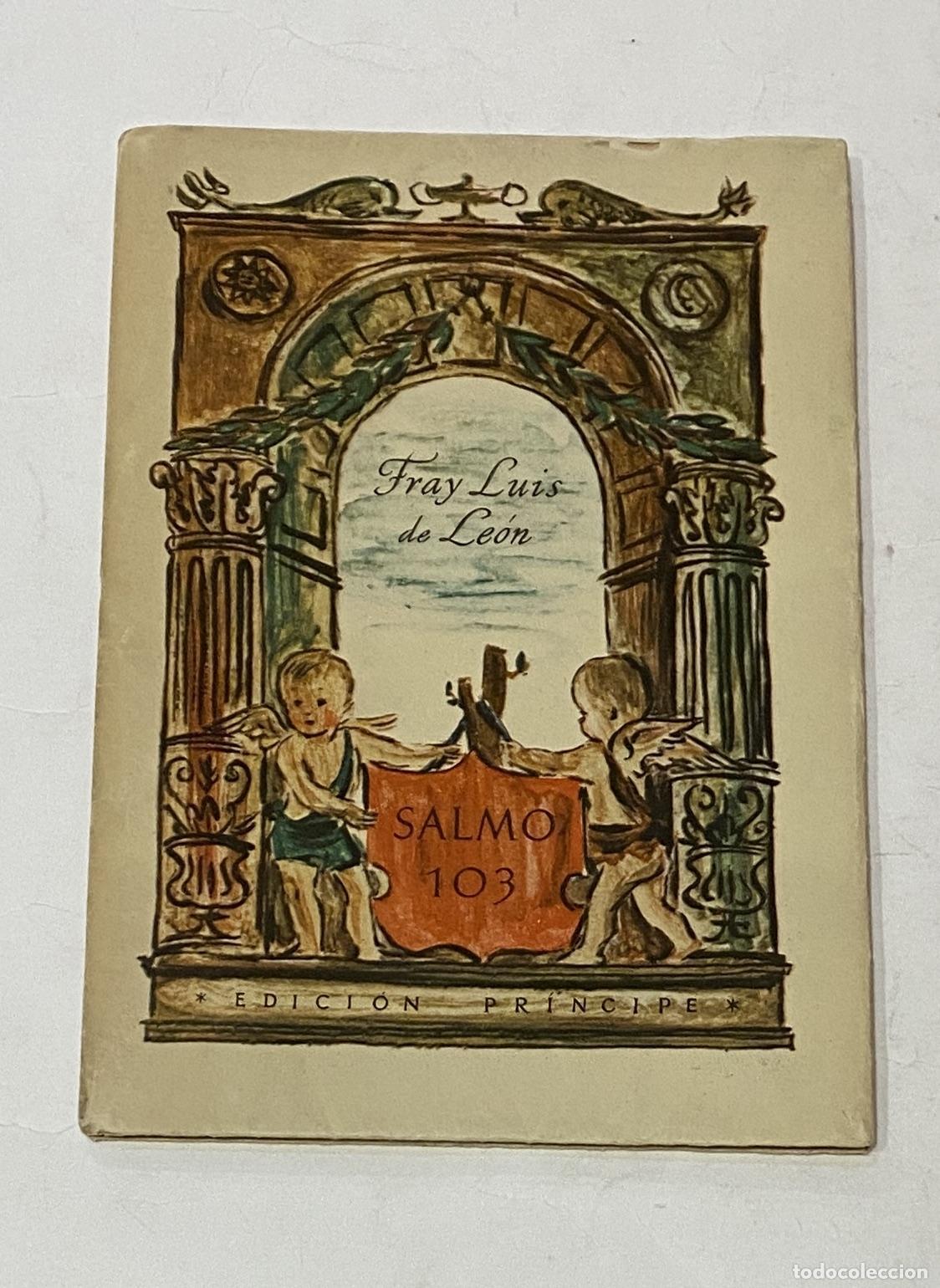 Libros: LE&Oacute;N, Fray Luis de. - Salmo 103. - Foto 1
