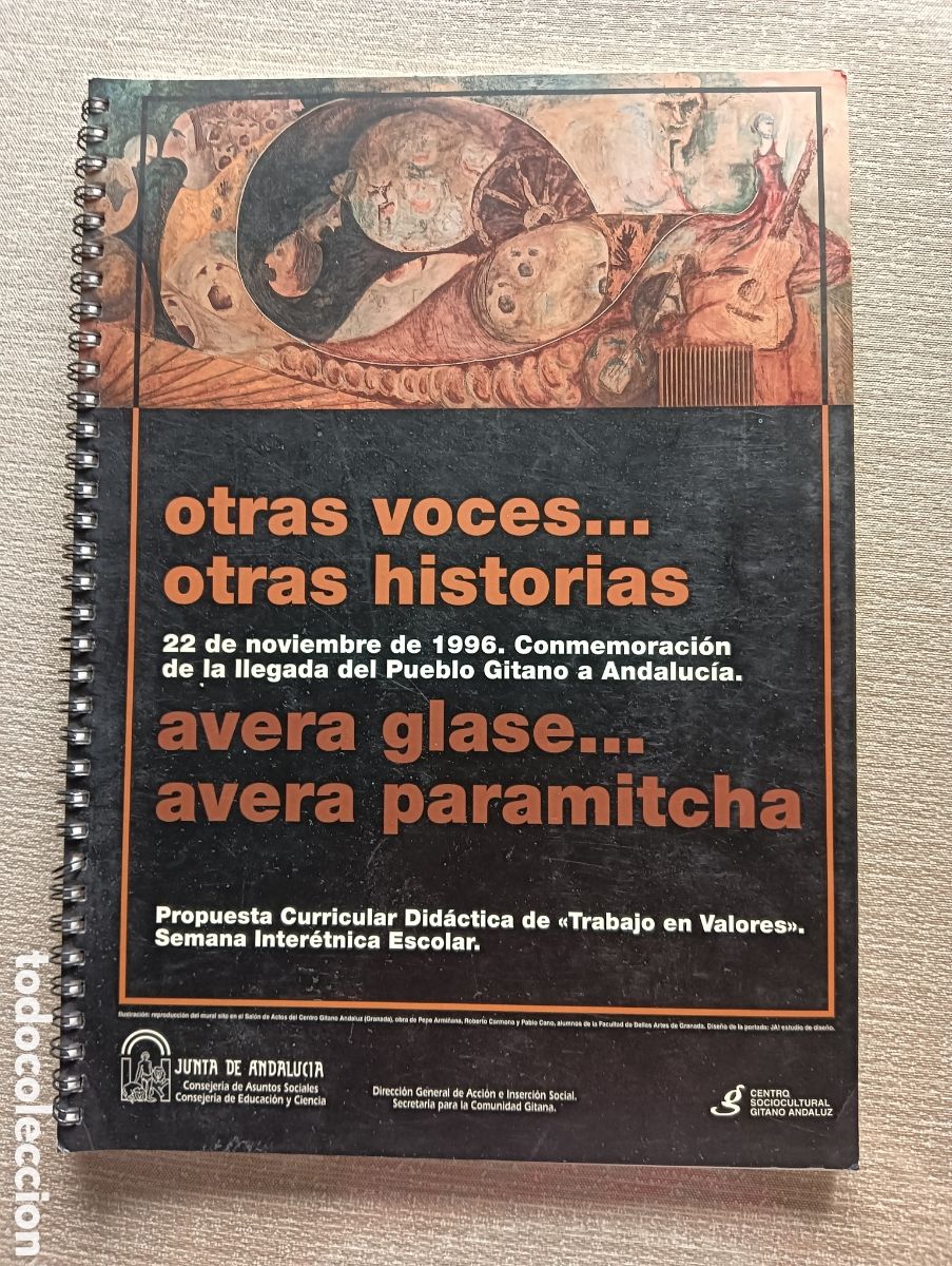 Libros: Otras voces otras historias. Avera glas&eacute; avera paramitcha. Llegada del pueblo gitano a Andaluc&iacute;a