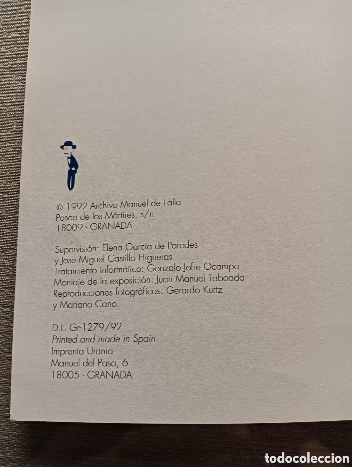 Libros: Manuel de Falla. Im&aacute;genes de su tiempo + invitaci&oacute;n - Foto 2