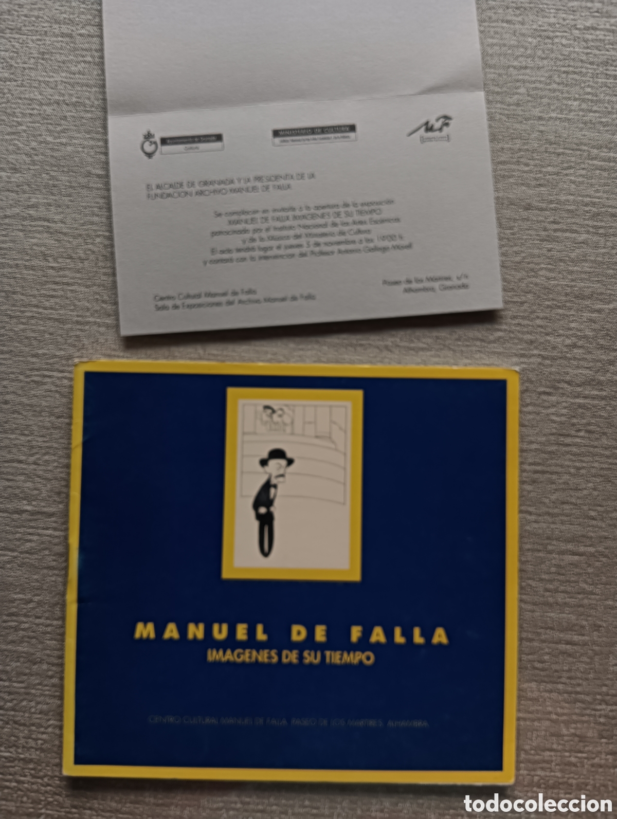 Libros: Manuel de Falla. Im&aacute;genes de su tiempo + invitaci&oacute;n - Foto 1