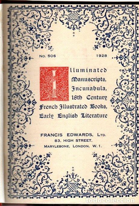 Libri di seconda mano: Illuminated manuscripts incunabula, 18th century french illustrated books, early english literature