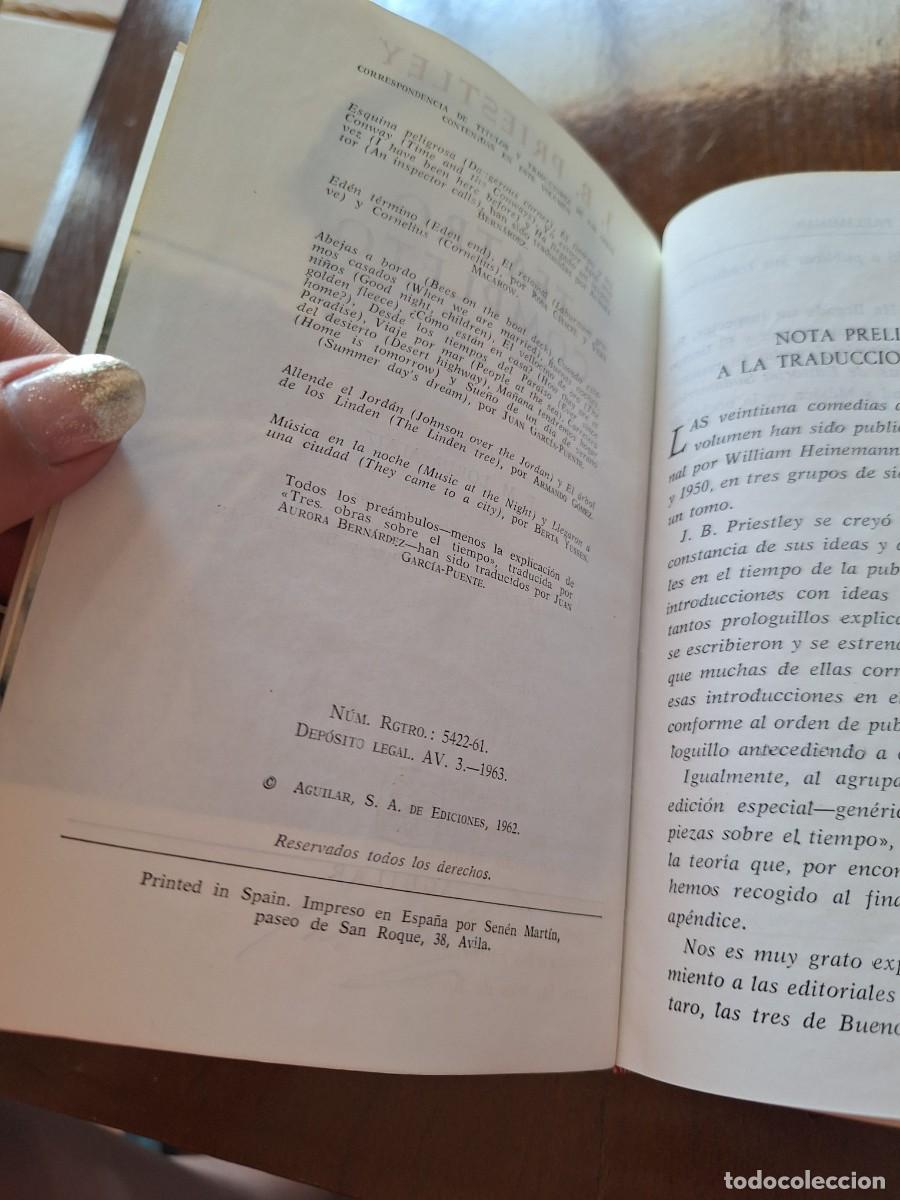 Libros: TEATRO COMPLETO. J.B. PRIESTLEY. AGUILAR - Foto 14