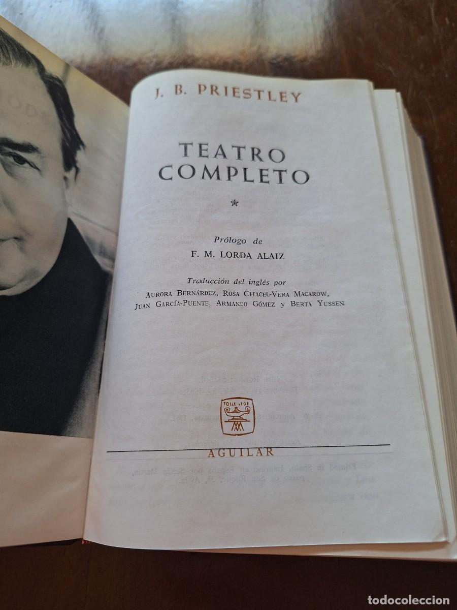 Libros: TEATRO COMPLETO. J.B. PRIESTLEY. AGUILAR - Foto 16