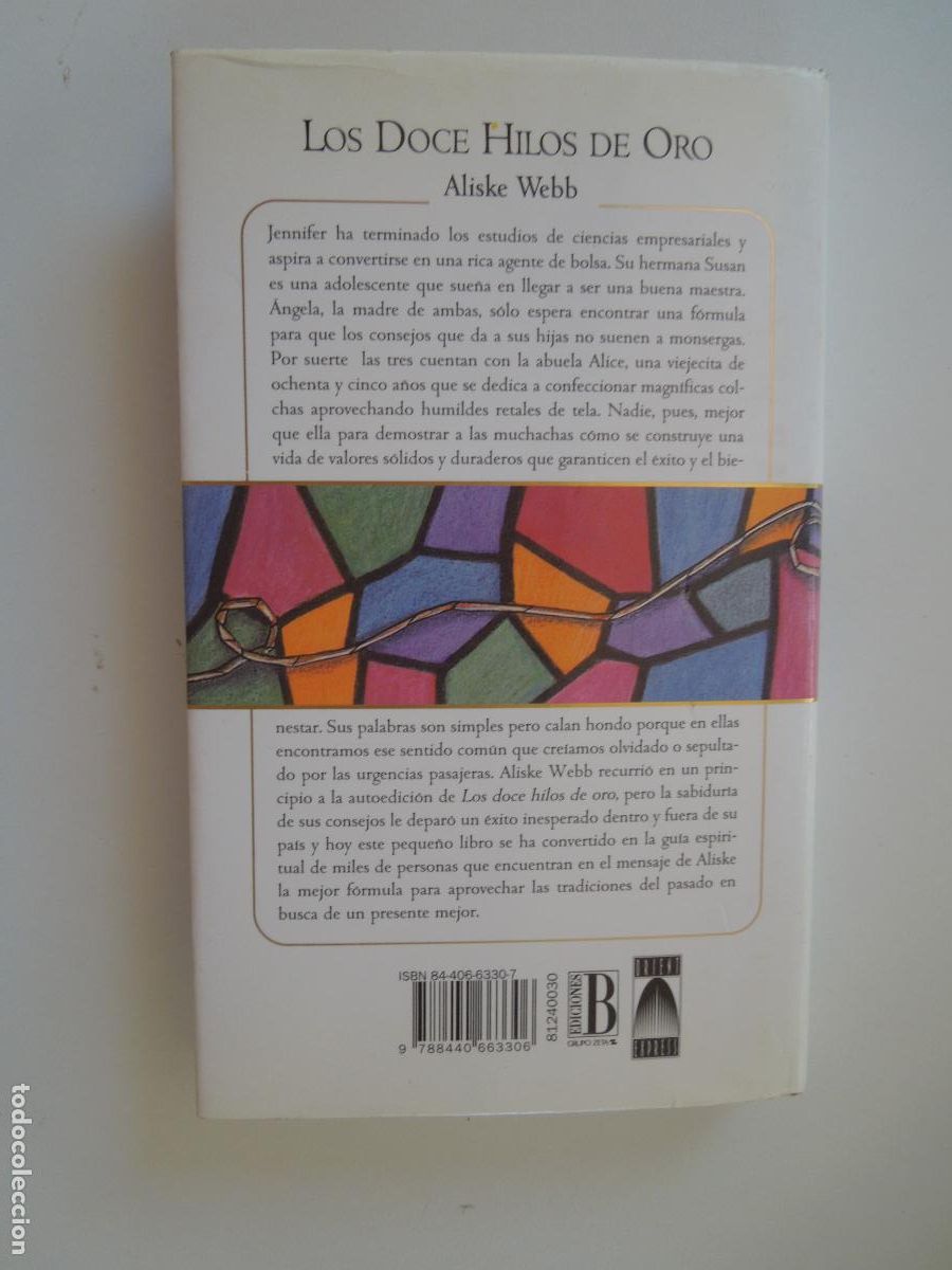 Libros: LOS DOCE HILOS DE ORO - ALISKE WEBB - EDC B 1&ordf; EDC 1996 - Foto 4