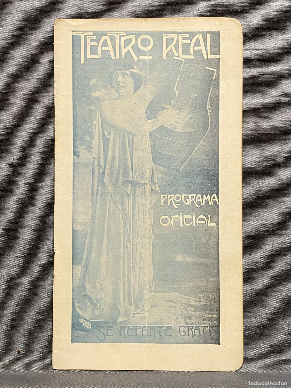 Libros: PURITANOS Y CABALLEROS. TEATRO REAL. PROGRAMA. 22 DE DICIEMBRE DE 1908. - Foto 1