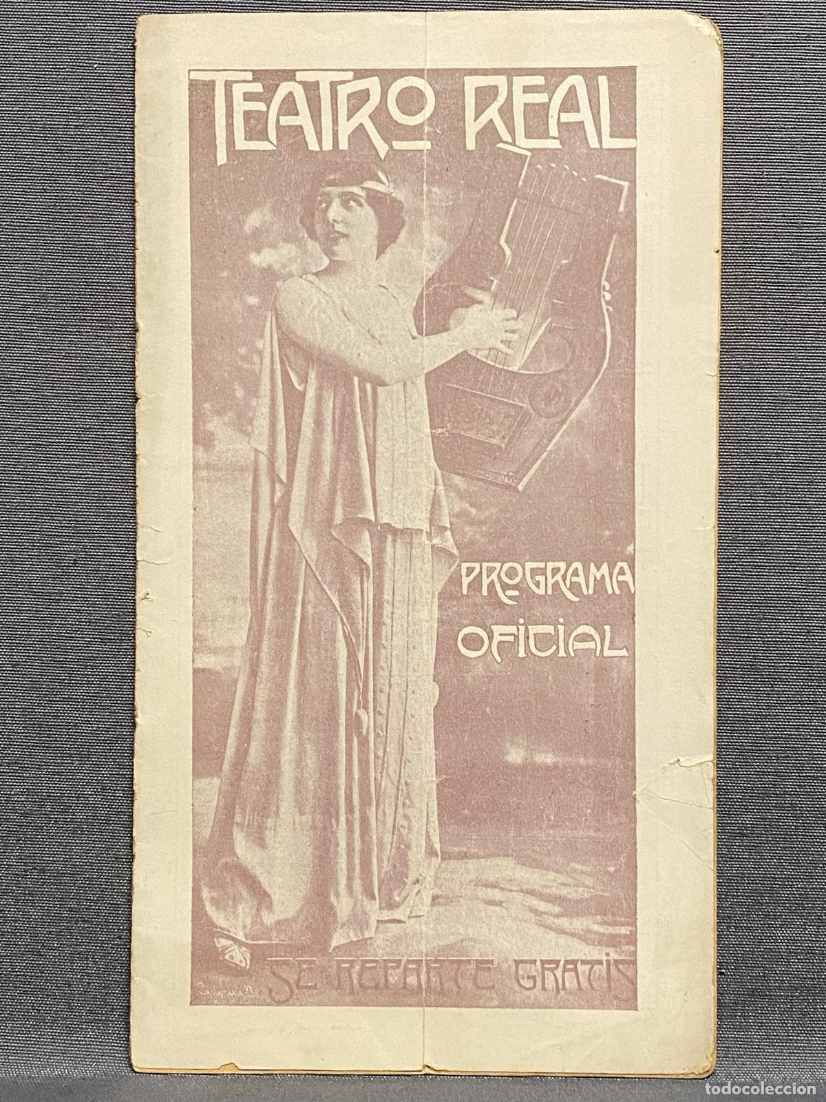Libros: MEFIST&Oacute;FELES. TEATRO REAL. PROGRAMA. 26 DE NOVIEMBRE DE 1908. - Foto 1
