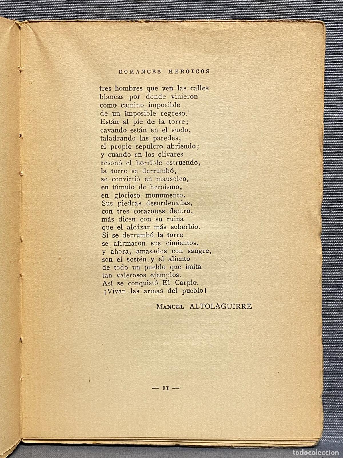 Libros: ROMANCERO DE LA GUERRA CIVIL (SERIE I). - Foto 5