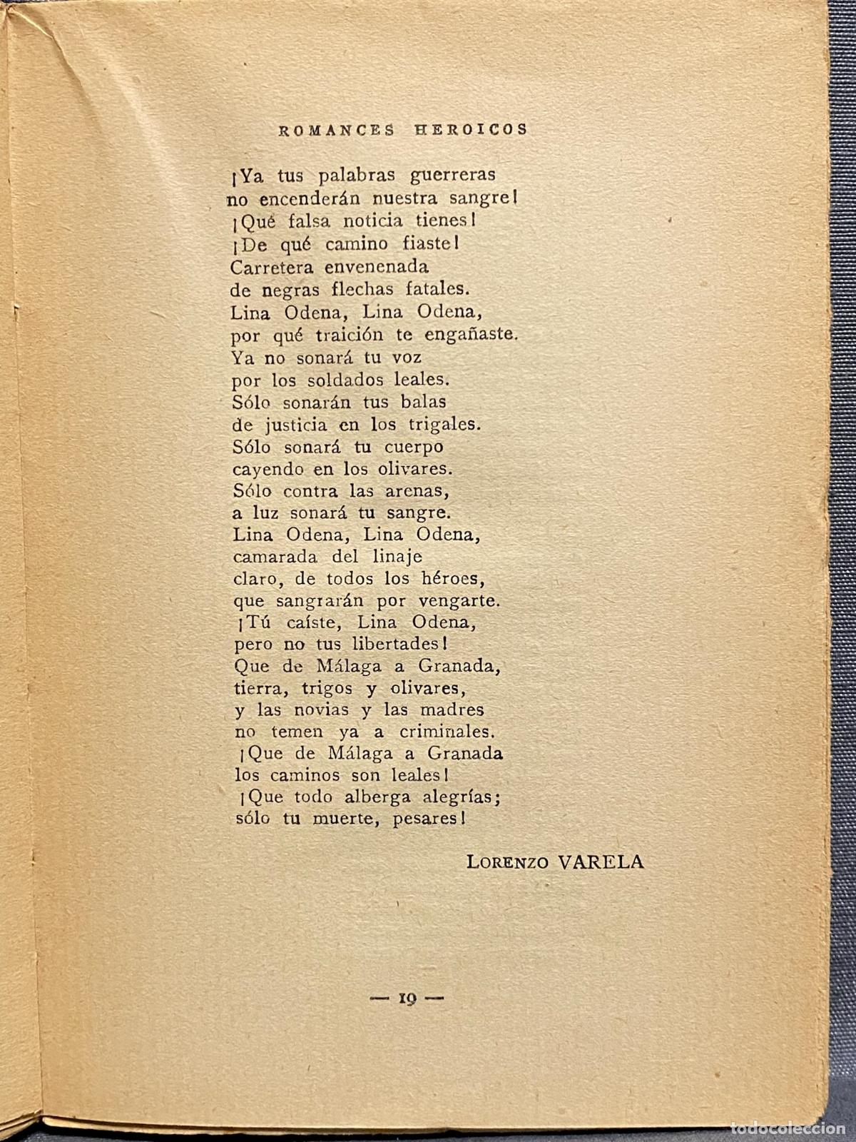 Libros: ROMANCERO DE LA GUERRA CIVIL (SERIE I). - Foto 6