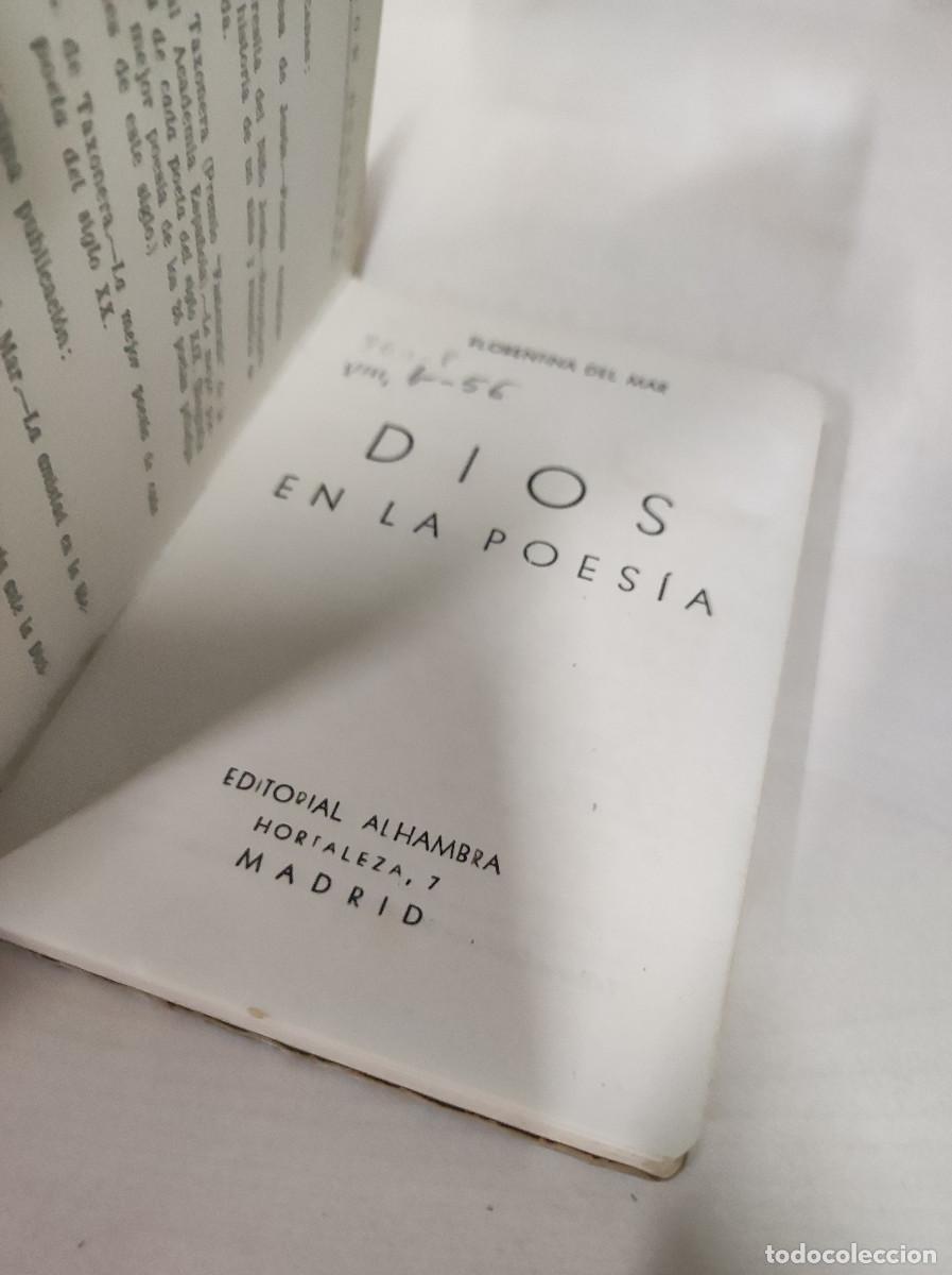 Libros: DIOS EN LA POESIA FLORENTINA DEL MAR EDITORIAL ALHAMBRA - Foto 5